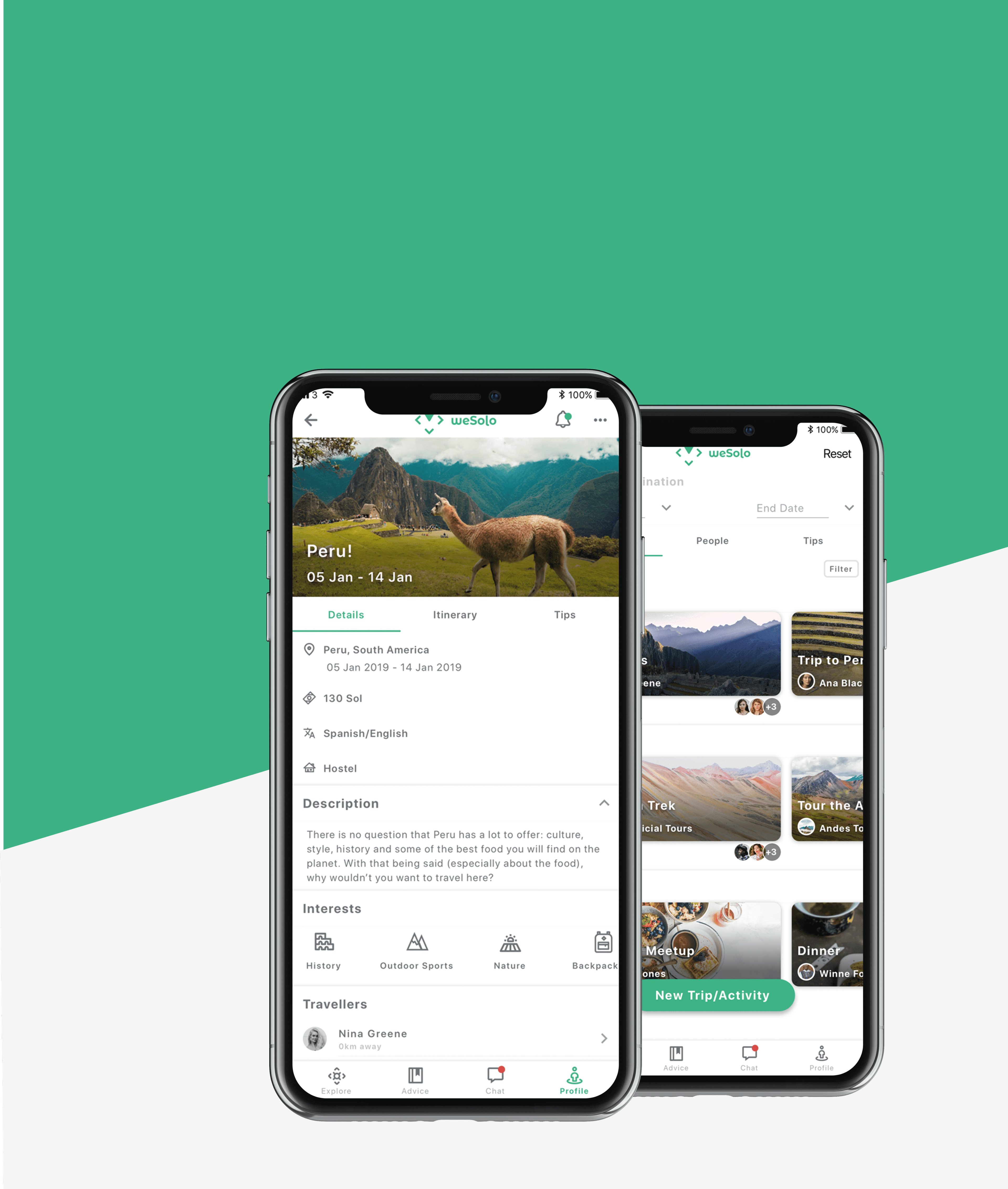 WeSolo — Social travel MVP